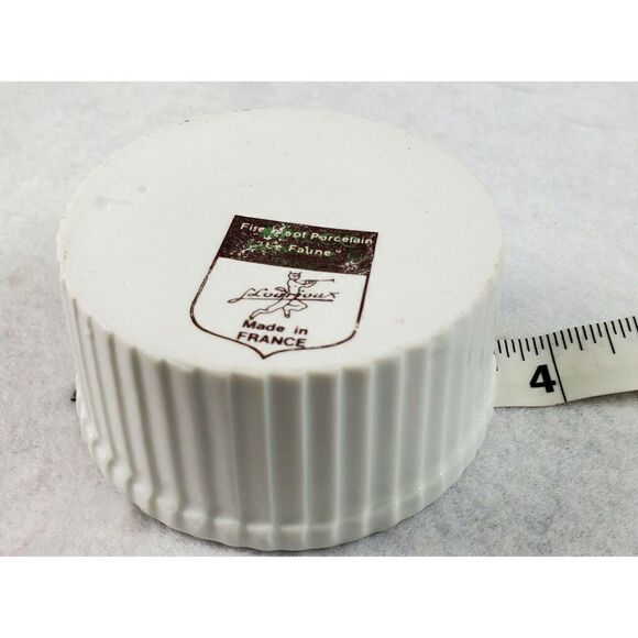 Louis Lourioux Le Faune Ramekin Dish "Chantoung" Fireproof Porcelain France - Picture 4 of 6